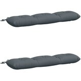  Jastučići za klupe VIANEN 2 kom. 100% poliester Plava - Plava 110 x 30 x 12 cm | shoptok.hr