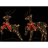  Božićni irvas 4 kom. 80 LED lampica Topla bijela | shoptok.hr