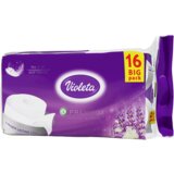 Violeta toaletni papir sivka/lavanda, 3-slojni, 16/1 Cene