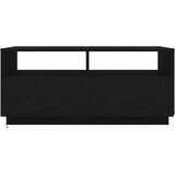  Klub stolić s LED svjetlima crni hrast 90x49x40 cm | shoptok.hr