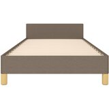  Okvir za krevet s uzglavljem smeđesivi 90x190 cm od tkanine | Eponuda.com