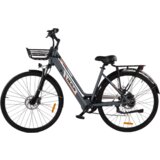 VARUN Žensko mestno električno kolo C700-8, 27,5" nizka stopnica, 36V 250W senzor navora, siva, (5000007879) Cene