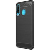 Techsuit Carbon Silicone ovitek za Huawei P30 lite / P30 lite New Edition – črna | Shoptok.si