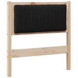  Tapecirani uzglavlje Smeđa 80 cm Čvrsto borovo drvo | shoptok.hr