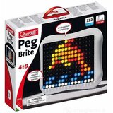 Quercetti Quercetti: Peg Brite 122-delni komplet svetlečih kristalnih bucik | Shoptok.si