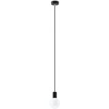 Nice Lamps Črna viseča svetilka Sollux Bombilla Cene