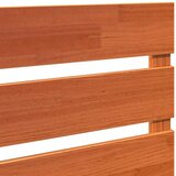  Uzglavlje Vosak smeđa 200,5 x 3 x 80 cm Čvrsto borovo drvo | shoptok.hr
