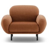 Micadoni Fotelja od bouclé tkanine boja terakote Poppy – | shoptok.hr