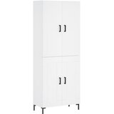  Visoka komoda bijela 69,5x34x180 cm konstruirano drvo | shoptok.hr