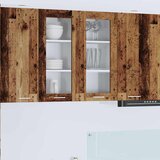 Viseći ormarić s pohranom 2 pcs Staro drvo 40 x 31 x 80 cm | shoptok.hr