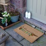 Artsy Doormats Predpražnik iz kokosovih vlaken 40x60 cm Welcome Sausage Dog – | Shoptok.si