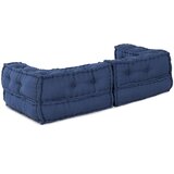 vidaXL Pouf Indigo Tkanina (100% pamuk) 140 x 70 x 36 cm Indigo Pouf Cijene