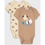 Sinsay Pamučna body s printom pasa 2 pack | shoptok.hr