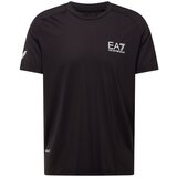 Ea7 Emporio Armani Funkcionalna majica črna / bela | Shoptok.si