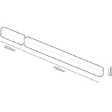 Rabalux 180W 41cm Driver 200 LiTrack | shoptok.hr