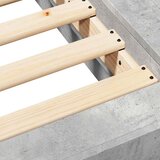  Okvir kreveta boja betona 100x200 cm od konstruiranog drva | shoptok.hr