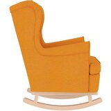  Gugalni stol Temno rumena 74x90x102 cm Tkanina, (21824980) | Shoptok.si