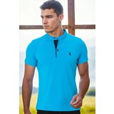 Dewberry T8560 T-SHIRT-TURQUOISE -1 | shoptok.hr