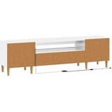  LED TV kabinet Bijela visokog sjaja Konstruirano drvo | shoptok.hr