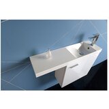 Sapho Bel umivalnik iz mineralnega kompozita 80x22 cm Agos – | Shoptok.si