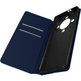 AVIZAR Ovitek za Honor Magic 5 Lite 5G, prostor za shranjevanje kartice z video držalom in magnetnim preklopom - modra, (20651208) | Shoptok.si