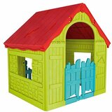 Curver kućica za decu wonderfold play house, crvena/zelena/svetlo plava CU 228445 Cene'.'