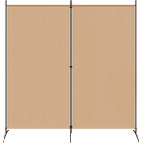 Pregrada sa 2 panela Bež 175 x 180 cm Tkanina | Eponuda.ba