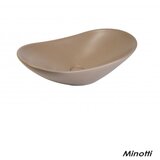 Minotti Nadgradni lavabo bež 62,5x37cm