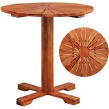 vidaXL Bistro miza 70x70 cm trden akacijev les, (20625463) Cene