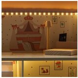  LULILO drvena kućica za lutke Peonio 70cm LED roza | shoptok.hr