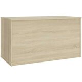 vidaXL Skrinja za shranjevanje sonoma hrast 84x42x46 cm iverna plošča | Shoptok.si