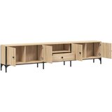 TV ormarić s ladicom boja hrasta 200x25x44 cm konstruirano drvo | shoptok.hr