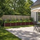  Povišeni vrtni krevet Smeđa 600 x 80 x 55 cm | shoptok.hr