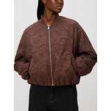 Reserved Bomber jakna s vezom - tamnosmeđe | shoptok.hr