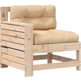  Vrtna sofa s naslonom za ruke i jastukom od masivne borovine | shoptok.hr