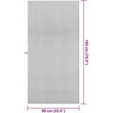  Sportski Ručnici 2 pcs Siva 180 x 90 cm Poliester i poliamid | Eponuda.ba