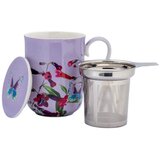 Maxwell williams Skodelica s cedilom - tisana Posey 340ml / Perennial Ponstemon / porcelan, inox, (21317832) Cene