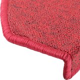  Prostirke za stepenice 20 kom 65x24x4 cm crvene poluokrugle velike | shoptok.hr