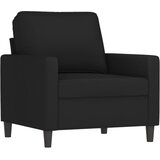  The Living Store Fotelj črn 60 cm žamet - Enosed, (21448056) | Shoptok.si