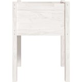 vidaXL Vrtna sadilica bijela 50 x 50 x 70 cm od masivne borovine | shoptok.hr