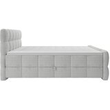 Premium Living Postelja Boxspring Brisbane, Sivobela, 160x220 | Shoptok.si