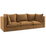 Makamii Sedežna garnitura v barvi terakote 255 cm Manao – | Shoptok.si