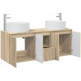  Set ormarića za kupaonicu 3 kom. Hrast sonoma Smeđa 49,5 x 44,5 x 65,5 cm | shoptok.hr