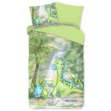 Good Morning Zelena pamučna dječja posteljina za krevet za jednu osobu/za produženi krevet 140x220 cm Dani – | shoptok.hr