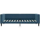  Dnevni krevet na razvlačenje s ladicama plavi 100x200 cm baršun | shoptok.hr