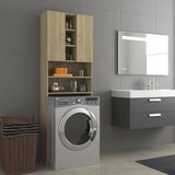 vidaXL Omara za pralni stroj sonoma hrast 64x25,5x190 cm Cene