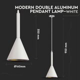  Viseća lampa — METAL WHITE | shoptok.hr