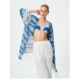 Koton Kimono Sleeves and Skirt with Tassels in a Relaxed Cut. Cene