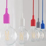  Luster na sajli 1xE27/60W/230V, ljubičaste boje | Eponuda.com