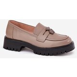 VINCEZA Leather Ladies Moccasins With Teddy Bear | Shoptok.si